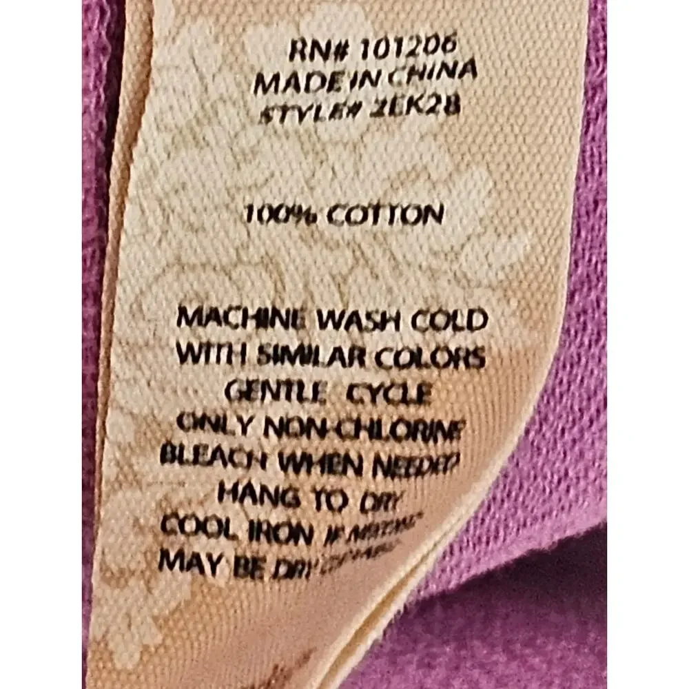 Soft Surroundings Orchid Purple Carpe Diem Cotton Gauze Lightweight Summer Dress